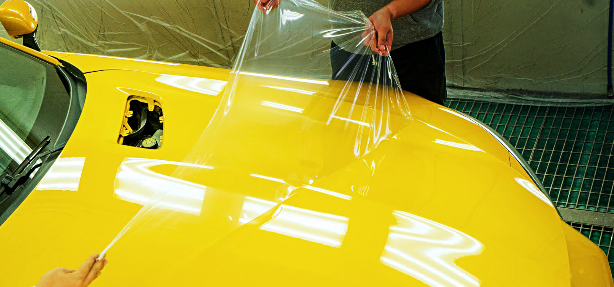 スプレーガンで塗るタイプの剥がせる透明保護塗料。それが、SPPF。