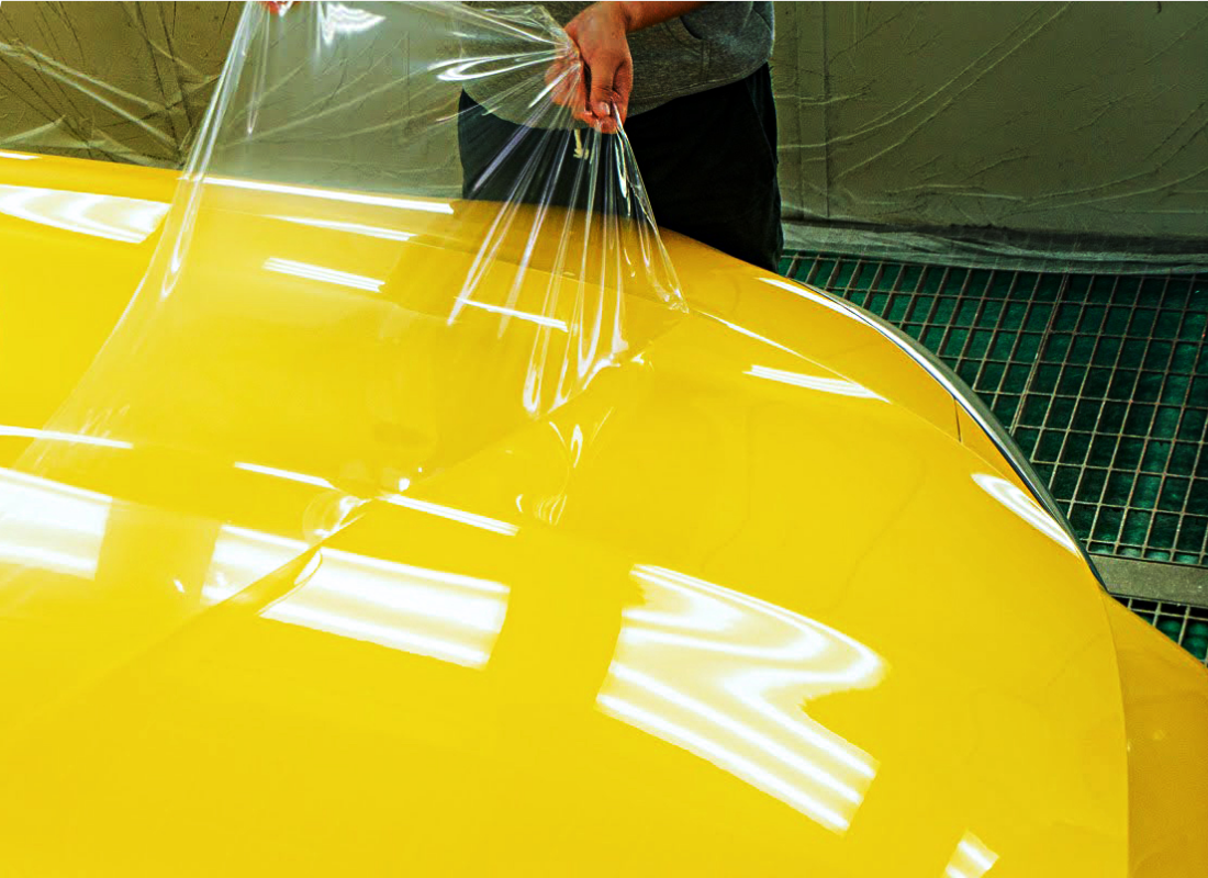 スプレーガンで塗るタイプの剥がせる透明保護塗料。それが、SPPF。